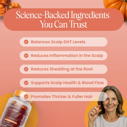 Pumpkin Seed Oil + Saw Palmetto Softgels