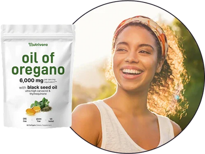 Nutrivora Oil of Oregano with Black Seed Oil