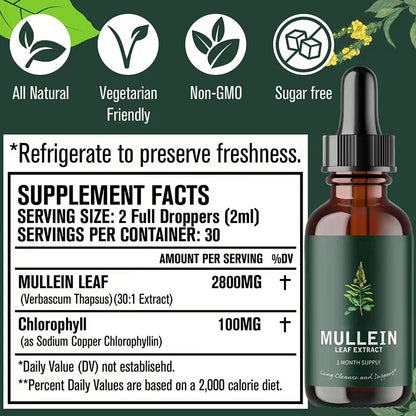 Mullein Leaf Extract Drops
